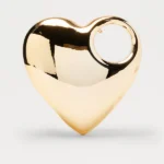 Sweetheart Metal Clutch - Gold