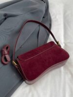 1pc Women Solid Color Matte PU Leather Dual Adjustable Strap Satchel Shoulder Bag - Image 8