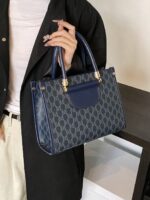 Dedoo Bag Handbag 2024, Your New Fashion , Light Luxury, PU Material, High Sense, Large Capacity, Square New Style, New Shoulder Messenger Bag, Texture, Elegant, Mother And Lady Bag. - Image 2