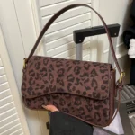 1pc Women Solid Color Matte PU Leather Dual Adjustable Strap Satchel Shoulder Bag