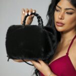 CUCCOO SZL New 2025 Women's Fashion Shoulder Bag, Small Niche Design Crossbody Bag, Casual & Versatile Minimalist Stylish Handbag With Soft Fuzzy Material, Solid Color Design, Snap Closure, Comfortable Long Strap, Roomy Space, Bucket/Cloud-Shaped Design For Autumn/Winter