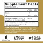 Ubiquinol CoQ10 200mg Softgels Powerful Antioxidant for Heart and Vascular Health 120 Counts - Image 10