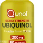 Ubiquinol CoQ10 200mg Softgels Powerful Antioxidant for Heart and Vascular Health 120 Counts