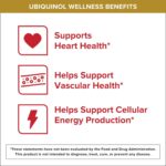 Qunol Ubiquinol CoQ10 200mg Softgels, Powerful Antioxidant for Heart and Vascular Health, Essential for Energy Production, Natural Supplement Active Form of CoQ10, 120ct Softgels - Image 6