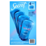Secret Outlast Clear Gel Deodorant, Completely Clean, 2.6 oz., 4 pk.