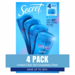 Secret Outlast Clear Gel Deodorant, Completely Clean, 2.6 oz., 4 pk. - Image 5