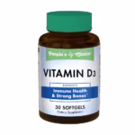 People's Choice Vitamin D3 Softgels, 30-pc Pack.