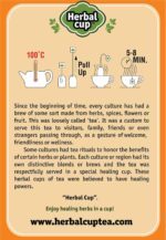 Herbal Cup Ayurveda Turmeric Tea, Organic Cinnamon Moringa, No Caffeine Herbal Supplement - Image 4