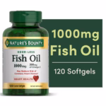 Nature's Bounty Fish Oil With Omega 3 Softgels, 1000 Mg, 120 Ct