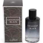 Savannah Black Spray Cologne Eau de Toilette for Men, 100ml / 3.3 fl oz