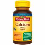 Nature Made Calcium 600 mg with Vitamin D3, 60 Tablets