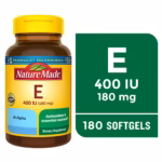 Nature Made Vitamin E 180 mg (400 IU) Softgels, 180 Count