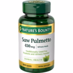 Nature's Bounty Saw Palmetto 450 mg Capsules, 100 Count